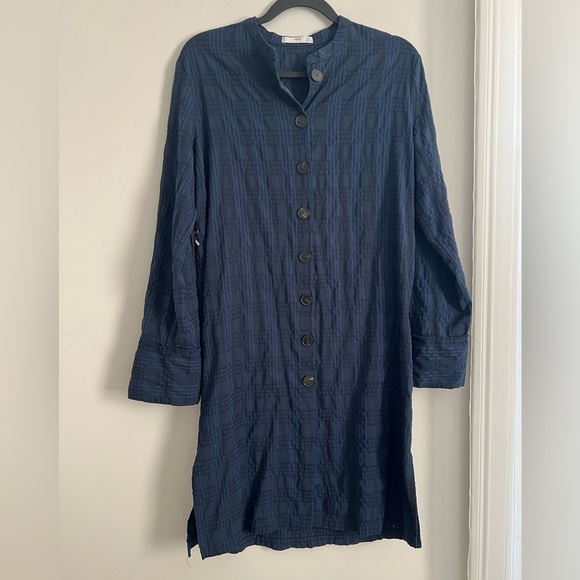Mango suit plaid button down dress - Picture 2 of 6